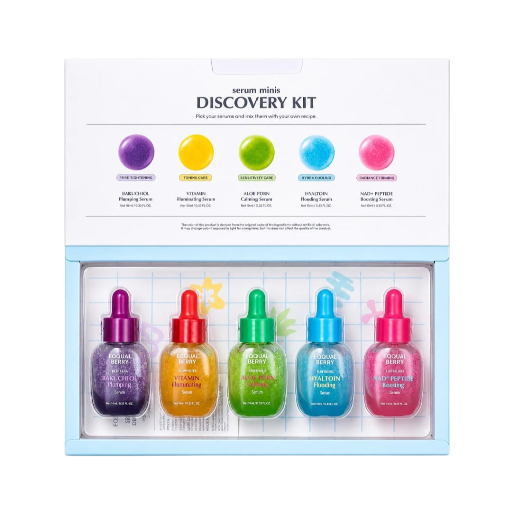 EQQUALBERRY – Minis Discovery Kit Serum ( 5×10ml )