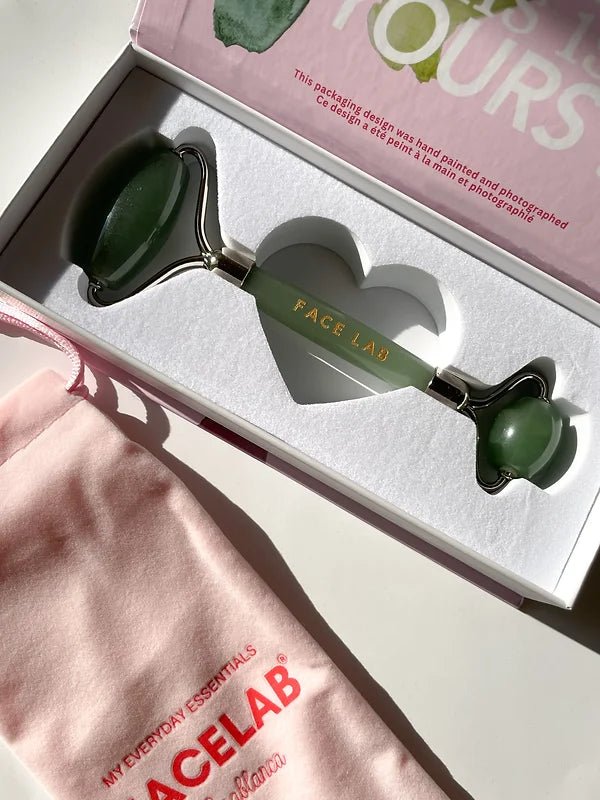 FACELAB -Drain & Tone Green Aventurine Facial Roller