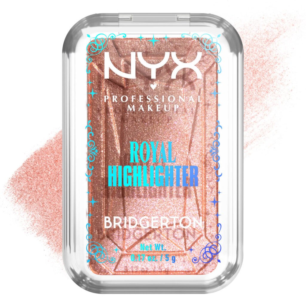 NYX - ROYAL BUTTERMELT HIGHLIGHTER - BRIDGERTON- 01 Iridescent Peach