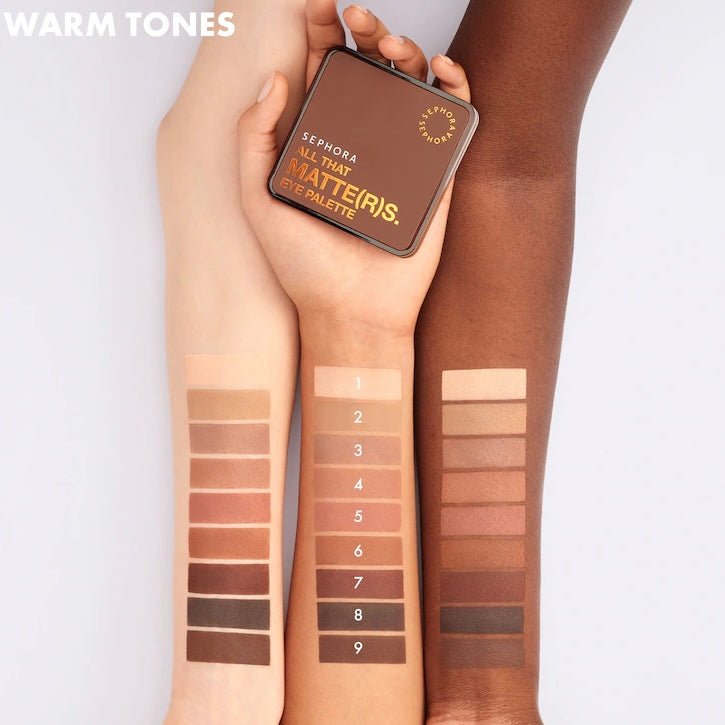 SEPHORA - ALL THAT MATTE(R)S PALETTE - Warm Tones