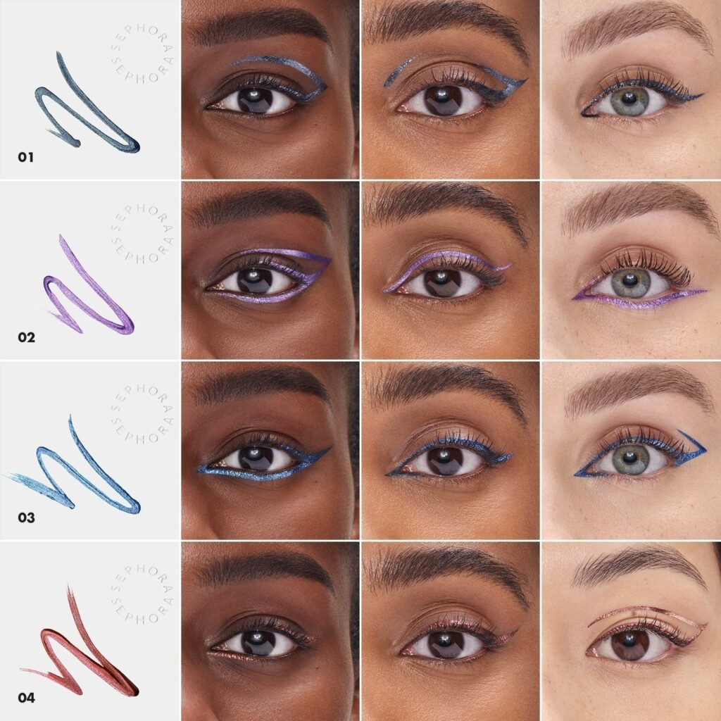 SEPHORA -SPECIAL EFFECTS 12H EYELINER - Fini métal- Réf 02 Electro Plum