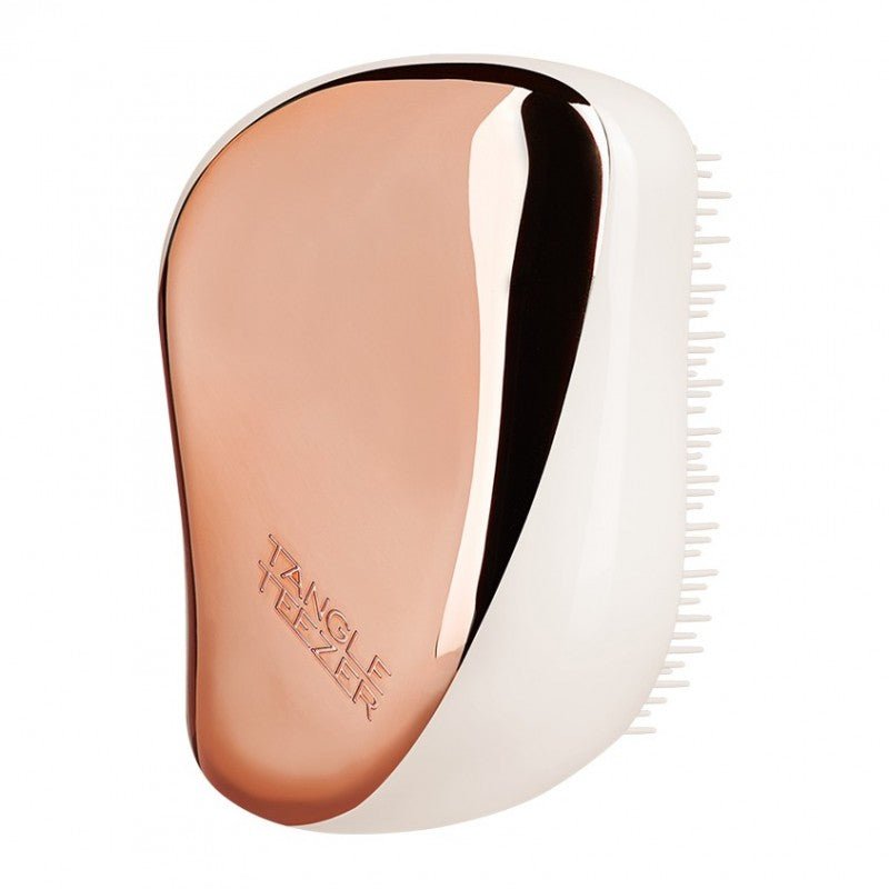 TANGLE TEEZER - Compact , Brosse spécial démêlage Styler - Rose Gold Ivory